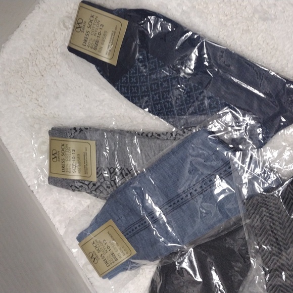 VA Swan Dress Socks Multiple Colors and Patterns 6 Pairs SD#6-6 - Picture 3 of 9